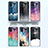 Custodia Silicone Gel Laterale Fantasia Modello Specchio Cover LS1 per Samsung Galaxy M51