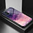 Custodia Silicone Gel Laterale Fantasia Modello Specchio Cover LS1 per Samsung Galaxy M51 Viola