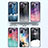 Custodia Silicone Gel Laterale Fantasia Modello Specchio Cover LS1 per Samsung Galaxy S20 FE (2022) 5G