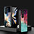 Custodia Silicone Gel Laterale Fantasia Modello Specchio Cover LS1 per Samsung Galaxy Z Fold5 5G