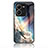 Custodia Silicone Gel Laterale Fantasia Modello Specchio Cover LS1 per Vivo X80 Lite 5G Multicolore