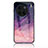 Custodia Silicone Gel Laterale Fantasia Modello Specchio Cover LS1 per Vivo X90 Pro 5G Viola