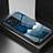 Custodia Silicone Gel Laterale Fantasia Modello Specchio Cover LS1 per Xiaomi Mi Mix 4 5G Blu