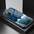 Custodia Silicone Gel Laterale Fantasia Modello Specchio Cover LS1 per Xiaomi Redmi 10 (2022) Blu