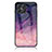 Custodia Silicone Gel Laterale Fantasia Modello Specchio Cover LS2 per Huawei Honor X8 4G Viola