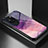 Custodia Silicone Gel Laterale Fantasia Modello Specchio Cover LS2 per Huawei P60 Art Viola