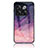 Custodia Silicone Gel Laterale Fantasia Modello Specchio Cover LS2 per OnePlus 10T 5G Viola