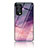 Custodia Silicone Gel Laterale Fantasia Modello Specchio Cover LS2 per OnePlus Nord 2 5G Viola