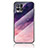 Custodia Silicone Gel Laterale Fantasia Modello Specchio Cover LS2 per Realme 8i Viola