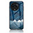 Custodia Silicone Gel Laterale Fantasia Modello Specchio Cover LS2 per Realme V50 5G Blu
