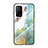 Custodia Silicone Gel Laterale Fantasia Modello Specchio Cover LS2 per Xiaomi Mi 10T 5G Verde