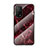 Custodia Silicone Gel Laterale Fantasia Modello Specchio Cover LS2 per Xiaomi Mi 10T Pro 5G Rosso