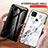 Custodia Silicone Gel Laterale Fantasia Modello Specchio Cover LS2 per Xiaomi Redmi 9 Activ