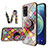 Custodia Silicone Gel Laterale Fantasia Modello Specchio Cover LS3 per Oppo A54 4G Multicolore