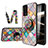 Custodia Silicone Gel Laterale Fantasia Modello Specchio Cover LS3 per Oppo A55 4G Multicolore
