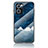 Custodia Silicone Gel Laterale Fantasia Modello Specchio Cover LS4 per Oppo Find X5 Lite 5G Blu