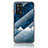 Custodia Silicone Gel Laterale Fantasia Modello Specchio Cover LS4 per Oppo Reno6 Lite Blu