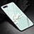 Custodia Silicone Gel Laterale Fantasia Modello Specchio Cover M01 per Oppo K1 Ciano