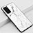 Custodia Silicone Gel Laterale Fantasia Modello Specchio Cover M02 per Samsung Galaxy S20 Plus Bianco