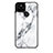 Custodia Silicone Gel Laterale Fantasia Modello Specchio Cover per Google Pixel 4a 5G Bianco