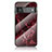 Custodia Silicone Gel Laterale Fantasia Modello Specchio Cover per Google Pixel 6 Pro 5G Rosso