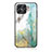 Custodia Silicone Gel Laterale Fantasia Modello Specchio Cover per Huawei Honor X8 4G Verde