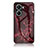 Custodia Silicone Gel Laterale Fantasia Modello Specchio Cover per Huawei Nova 10 SE Rosso