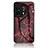 Custodia Silicone Gel Laterale Fantasia Modello Specchio Cover per OnePlus 11 5G Rosso