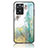 Custodia Silicone Gel Laterale Fantasia Modello Specchio Cover per Oppo A57 4G