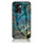 Custodia Silicone Gel Laterale Fantasia Modello Specchio Cover per Oppo A57 5G