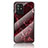 Custodia Silicone Gel Laterale Fantasia Modello Specchio Cover per Oppo A94 5G Rosso