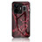 Custodia Silicone Gel Laterale Fantasia Modello Specchio Cover per Realme GT Neo5 240W 5G Rosso