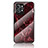 Custodia Silicone Gel Laterale Fantasia Modello Specchio Cover per Realme GT2 Pro 5G Rosso