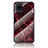 Custodia Silicone Gel Laterale Fantasia Modello Specchio Cover per Realme V11 5G Rosso