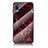 Custodia Silicone Gel Laterale Fantasia Modello Specchio Cover per Samsung Galaxy A02 Rosso