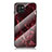 Custodia Silicone Gel Laterale Fantasia Modello Specchio Cover per Samsung Galaxy A03 Rosso