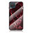 Custodia Silicone Gel Laterale Fantasia Modello Specchio Cover per Samsung Galaxy A12 Nacho Rosso