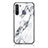 Custodia Silicone Gel Laterale Fantasia Modello Specchio Cover per Samsung Galaxy A21 European Bianco