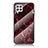 Custodia Silicone Gel Laterale Fantasia Modello Specchio Cover per Samsung Galaxy A22 4G Rosso