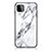 Custodia Silicone Gel Laterale Fantasia Modello Specchio Cover per Samsung Galaxy A22 5G Bianco