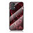 Custodia Silicone Gel Laterale Fantasia Modello Specchio Cover per Samsung Galaxy A23 4G Rosso