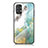 Custodia Silicone Gel Laterale Fantasia Modello Specchio Cover per Samsung Galaxy A23 4G Verde