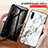 Custodia Silicone Gel Laterale Fantasia Modello Specchio Cover per Samsung Galaxy A30S