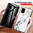 Custodia Silicone Gel Laterale Fantasia Modello Specchio Cover per Samsung Galaxy A31