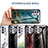 Custodia Silicone Gel Laterale Fantasia Modello Specchio Cover per Samsung Galaxy A32 4G