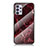 Custodia Silicone Gel Laterale Fantasia Modello Specchio Cover per Samsung Galaxy A32 5G Rosso