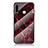 Custodia Silicone Gel Laterale Fantasia Modello Specchio Cover per Samsung Galaxy A70E Rosso