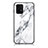 Custodia Silicone Gel Laterale Fantasia Modello Specchio Cover per Samsung Galaxy A91 Bianco