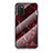 Custodia Silicone Gel Laterale Fantasia Modello Specchio Cover per Samsung Galaxy F02S SM-E025F Rosso