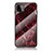 Custodia Silicone Gel Laterale Fantasia Modello Specchio Cover per Samsung Galaxy F42 5G Rosso